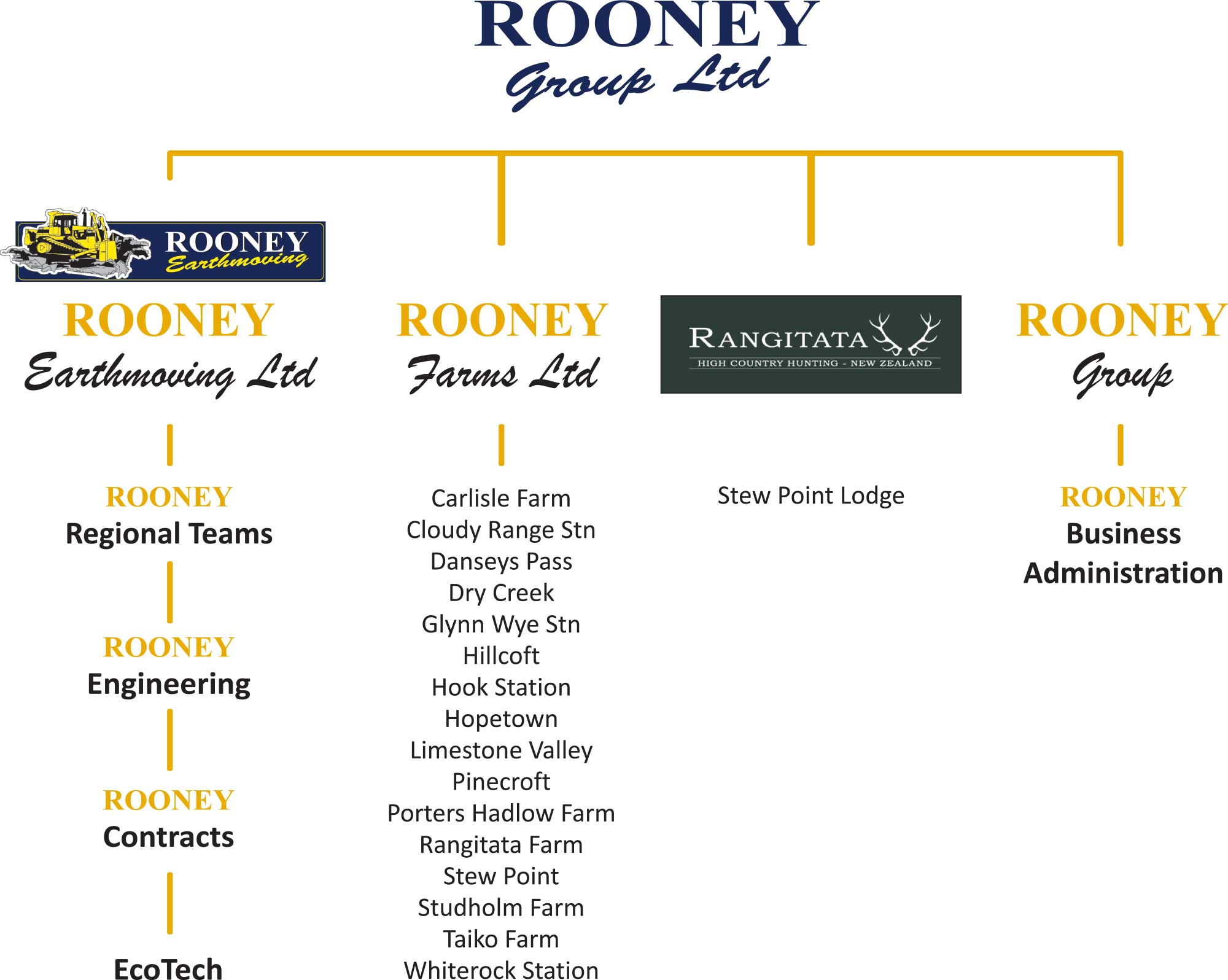 ROONEY Company Structure 230531